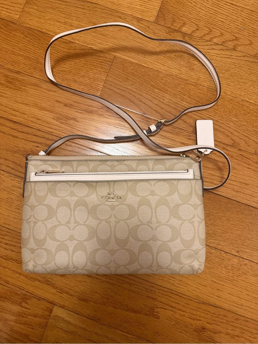 Coach coated canvas crossbody